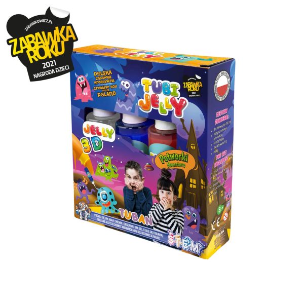 Set crea figure Jelly tub Monsters TUBAN