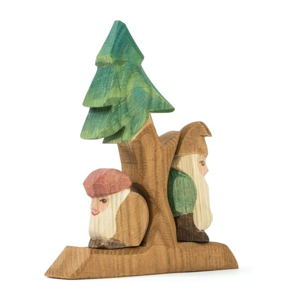 Set figure legno Tannenzwerge 3 pezzi - Ostheimer
