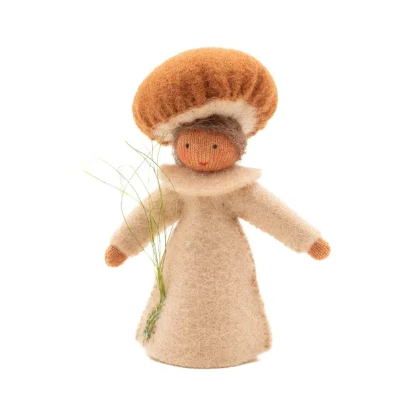 Figura Waldorf Fata Braun Fungus Boy Ambro-dolls 20