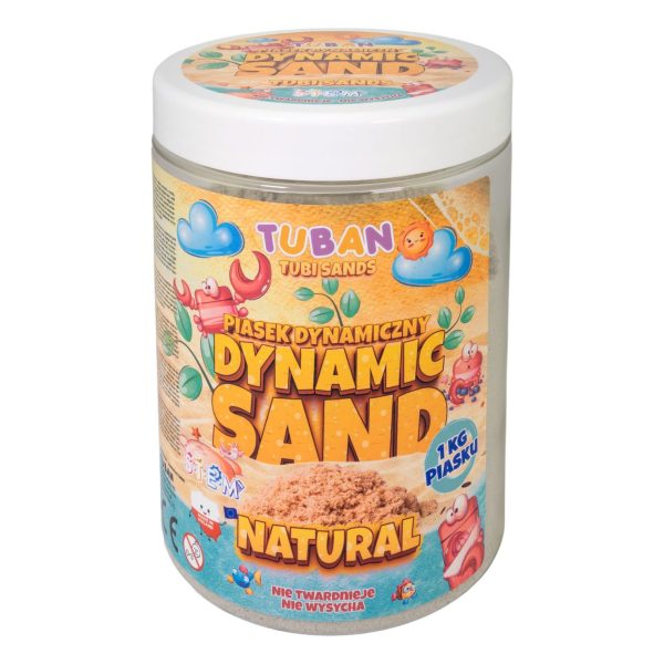 Sabbia cinetica naturale 1kg TUBAN