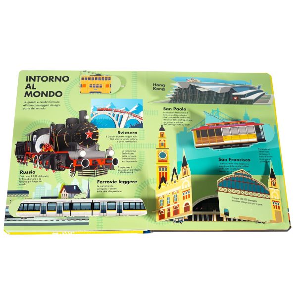 Treni Il libro dei flip-flap