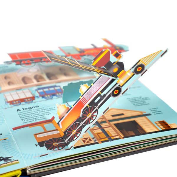 Treni Il libro dei flip-flap