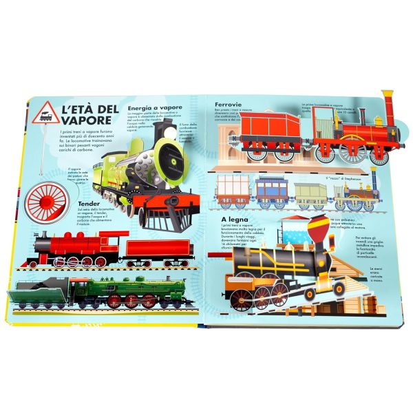 Treni Il libro dei flip-flap