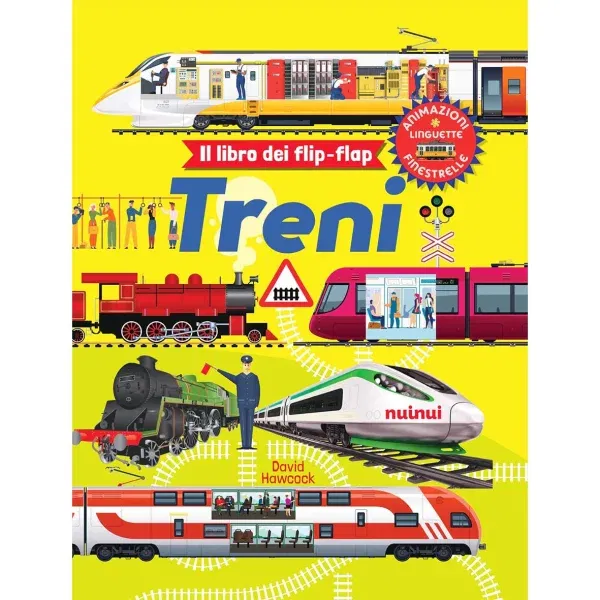 Treni Il libro dei flip-flap