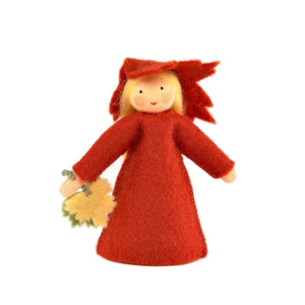 Figura Waldorf Fata Autumn Leaf Ambro-dolls 14