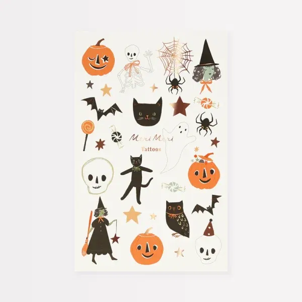 Set tatuaggi It's Halloween MeriMeri