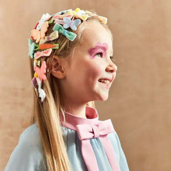 Set 8 clip per capelli Primavera MeriMeri