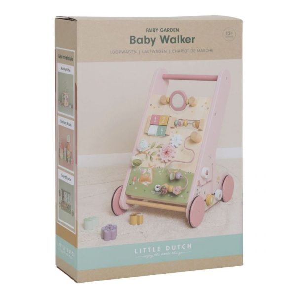 Carrellino primi passi multi attività Fairy garden Little Dutch