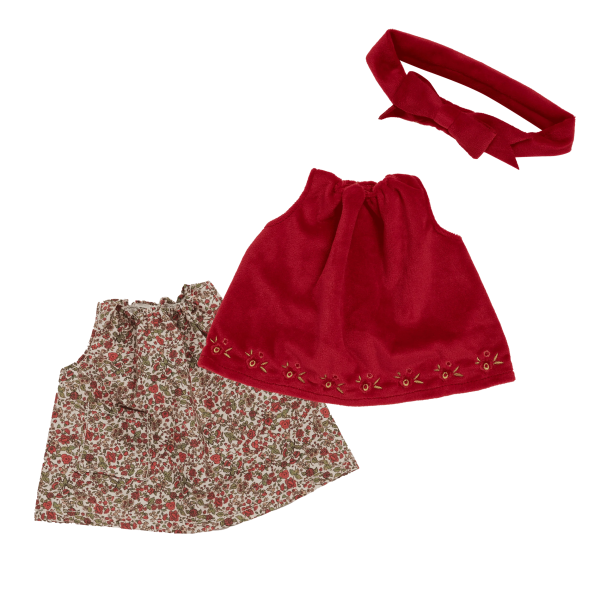Accessori DINKUM DOLLS Una Dress Holiday set OlliElla