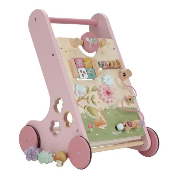 Carrellino primi passi multi attività Fairy garden Little Dutch