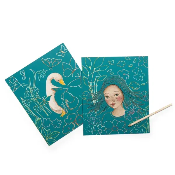 Carte da grattare Les Rosalie Moulin Roty