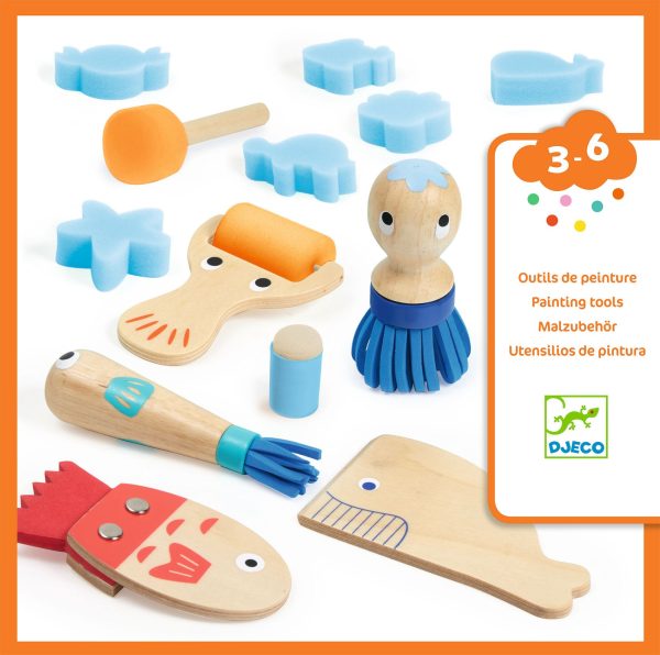 Cofanetto TOOLS FOR PAINTING Djeco