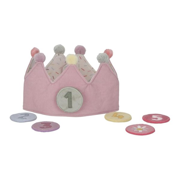 Corona di compleanno rosa Little Dutch