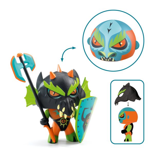 Figura in vinile Arty Toys Cavaliere Drack Djeco