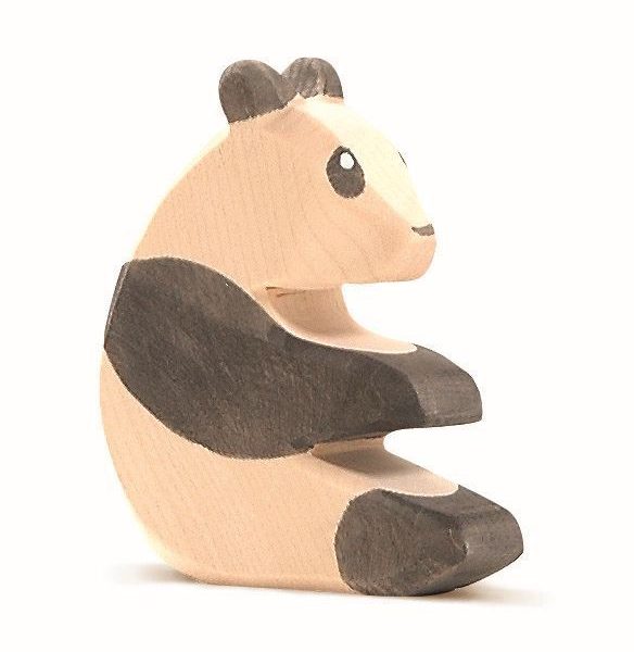 Figura legno Panda seduto - Ostheimer