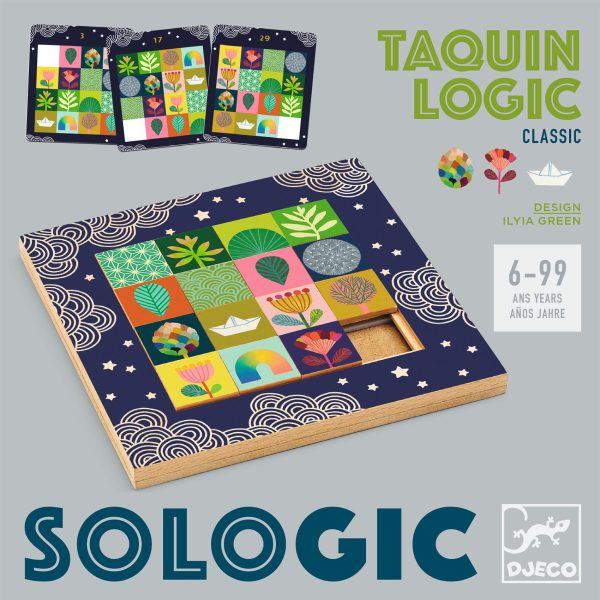 Gioco SOLOGIC Taquin Logic Djeco