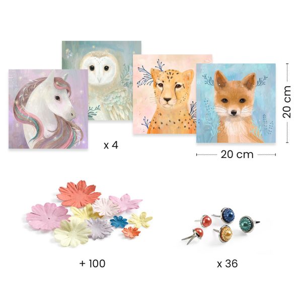 Laboratorio creativo Floral weaths Djeco