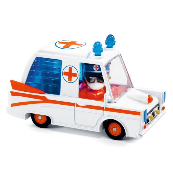 Mini Auto Crazy Motors Hurry ambulance Djeco