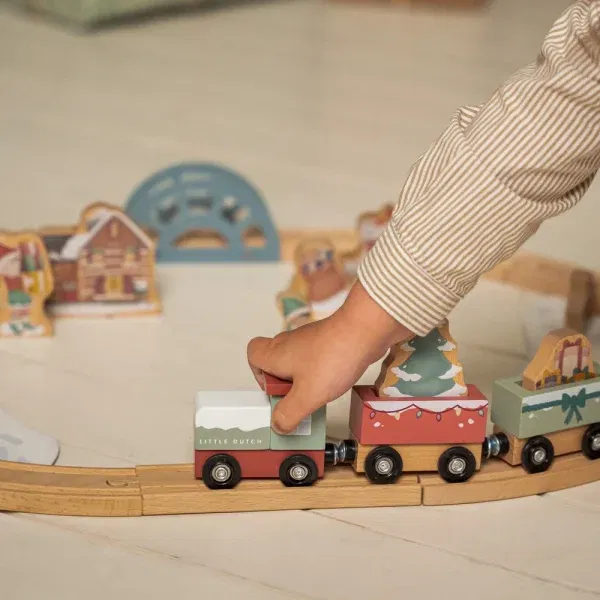 Pista trenino di Natale FSC Little Dutch