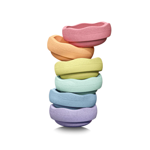 Set 6 Elementi Impilabili Pastel mini Stapelstein