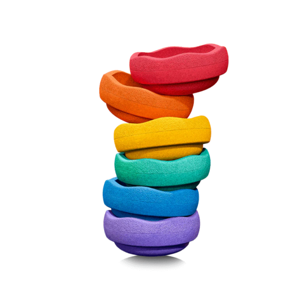 Set 6 Elementi Impilabili Rainbow mini Stapelstein