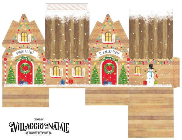 Set Avvento Il villaggio di Natale - attività e idee