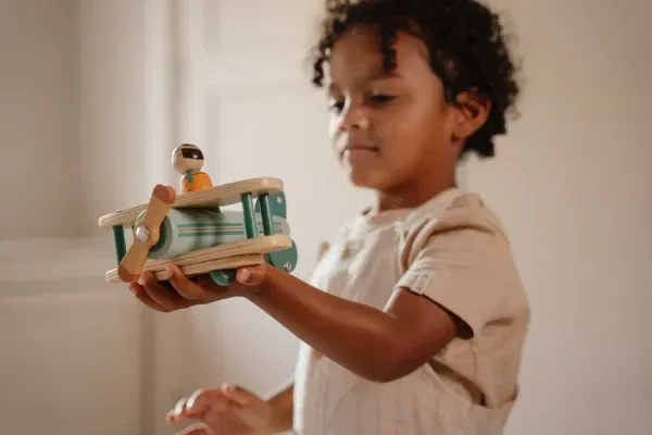 Set aeroplano + pilota Little Dutch