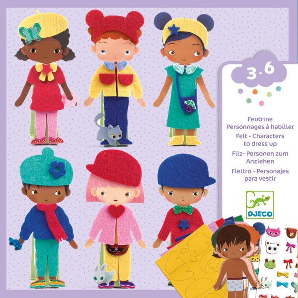 Set artistico COLLAGE Soft dress-up Djeco