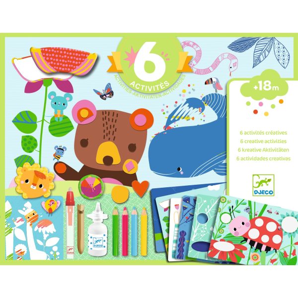 Set artistico multi attività dai 18 mesi Djeco