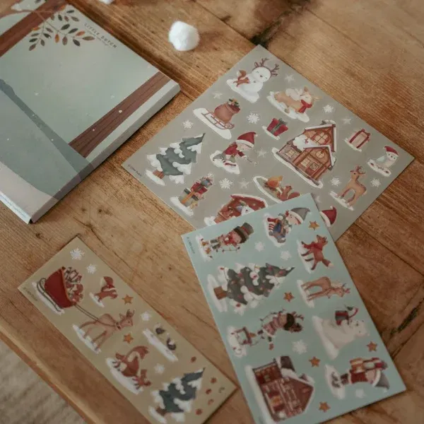 Sticker con scenario Natale Little Dutch