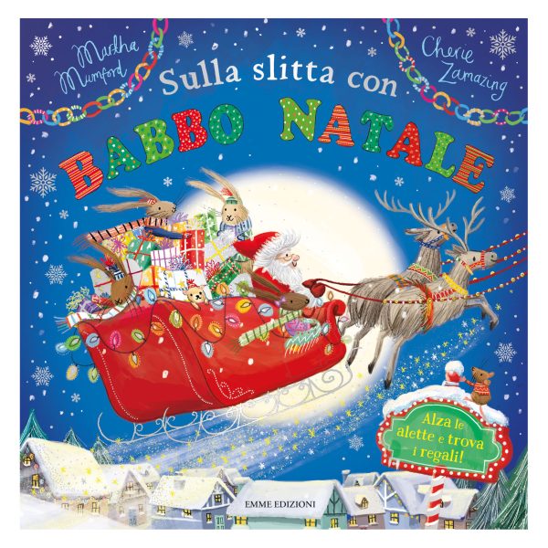 Sulla slitta di Babbo Natale - con finestrelle