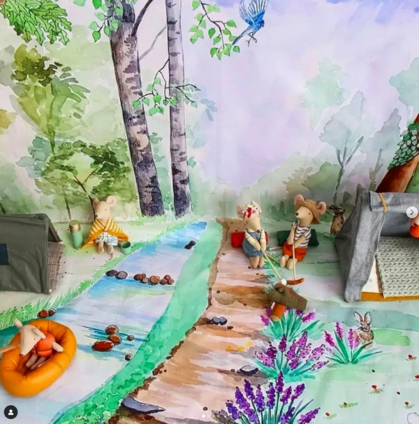 Telo gioco FORESTA 100x100 cm Wonderie