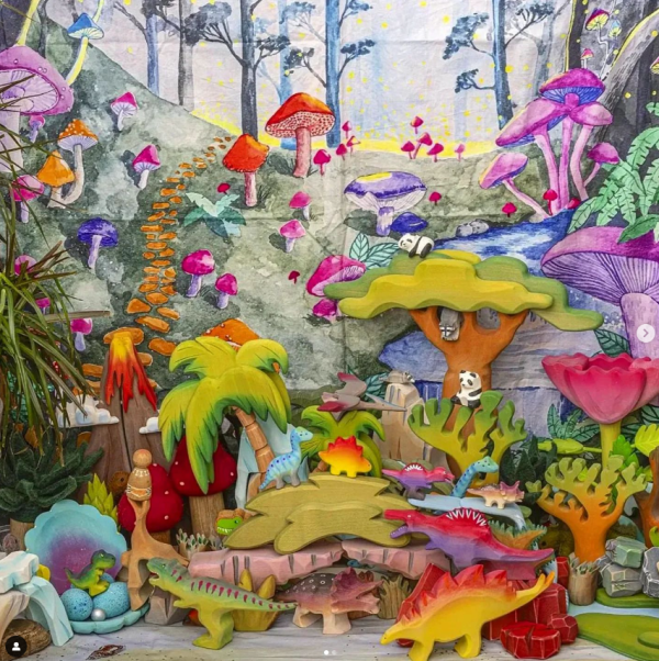 Telo gioco MAGICAL FOREST 100x100 cm Wonderie