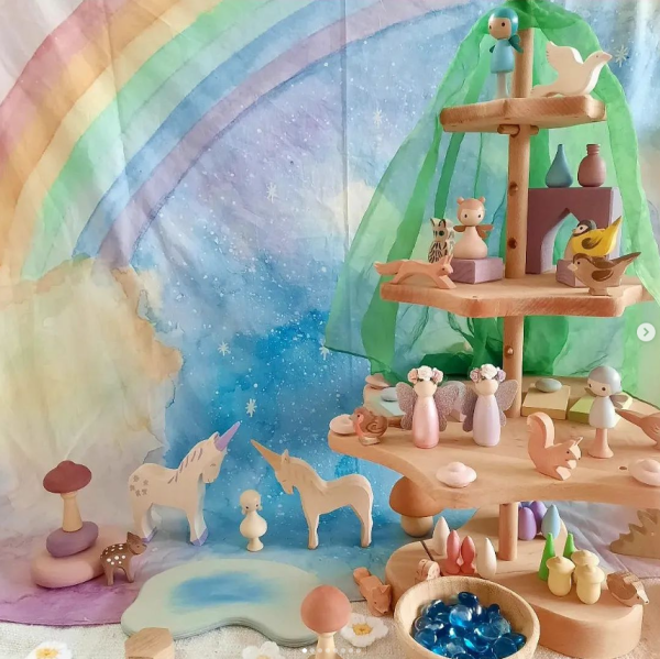 Telo gioco MAGICAL SKY XL 140x140 cm Wonderie