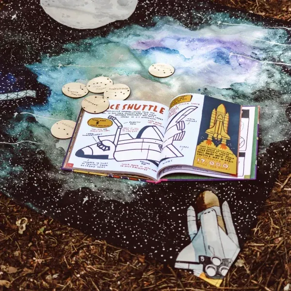 Telo gioco TO THE MOON 100x100 cm Wonderie
