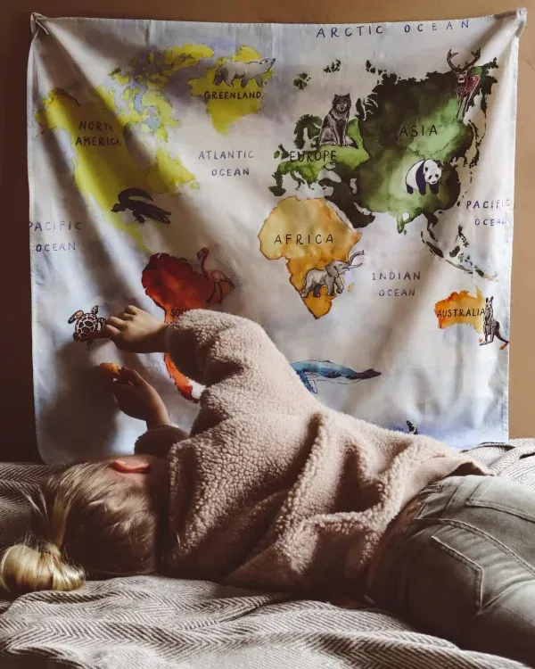 Telo gioco OUR WORLD 100x100 cm Wonderie