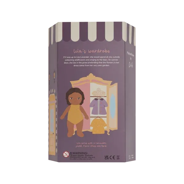 Bambola Dress Me Dinky Lila Lavender OlliElla