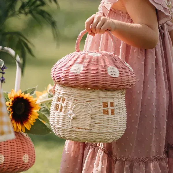 Cestino mushroom basket musk OlliElla