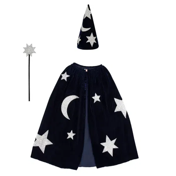 Costume da mago velluto blu MeriMeri