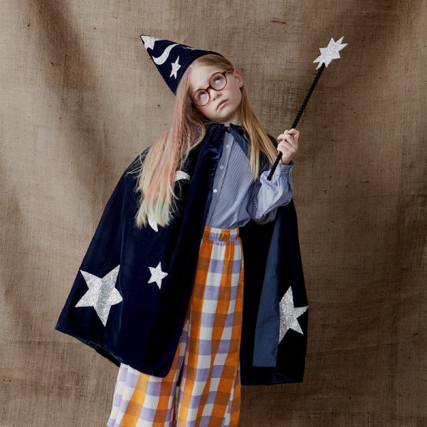 Costume da mago velluto blu MeriMeri