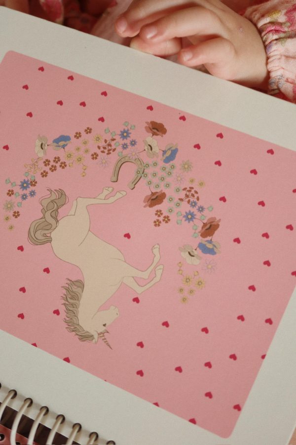 Libro magico WATER BOOK unicorn Konges sløjd