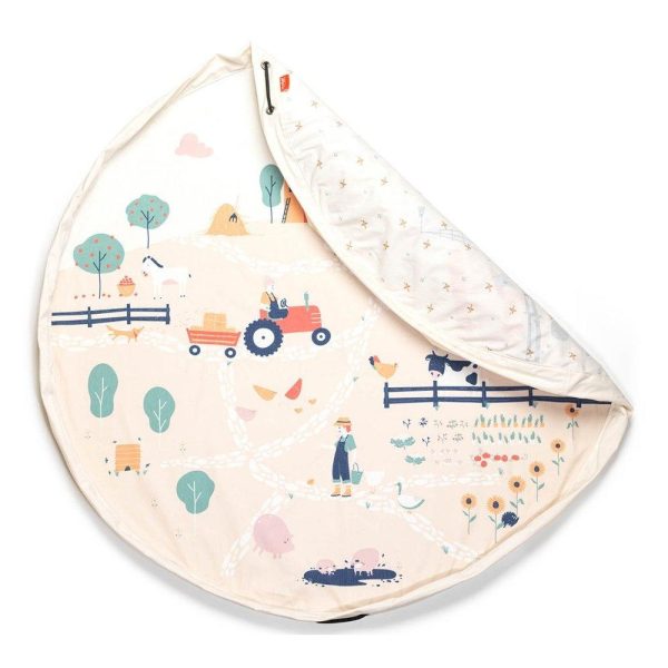 Sacco porta giochi e tappeto 2 in 1 Big Farm Play&go