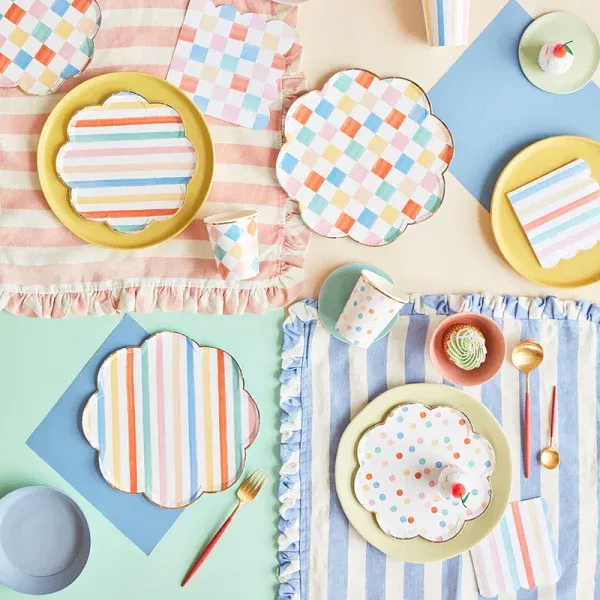 Set 8 bicchieri arcobaleno MeriMeri