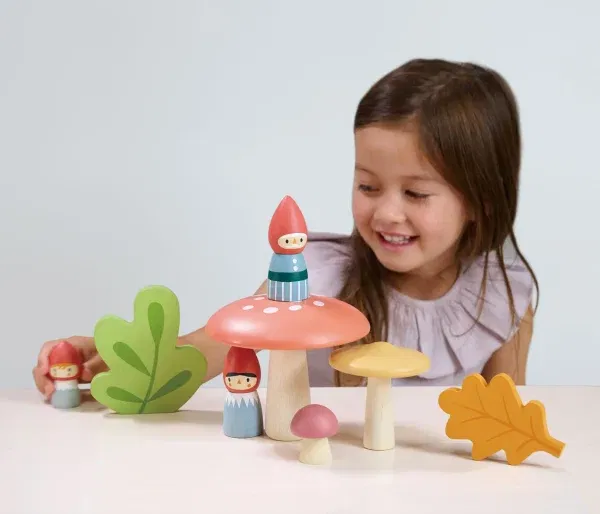 Set Famiglia gnomi del bosco Tender Leaf