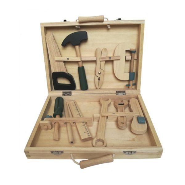 Valigetta degli attrezzi legno Egmont Toys