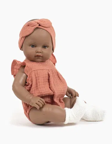 Bambola Les Poupées réalistes Bambinis Augustine 47cm Marsala Paola Reina
