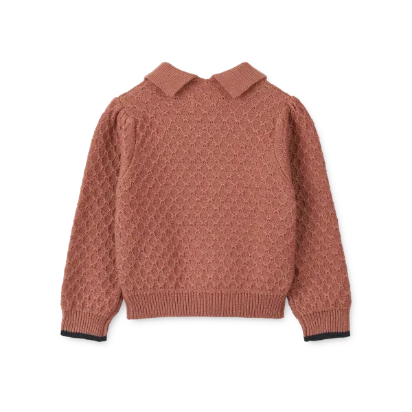 Cardigan di lana Jane Dark rosetta LIEWOOD