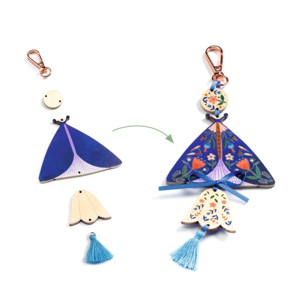 Do it yourself 3 portachiavi Butterflies Djeco
