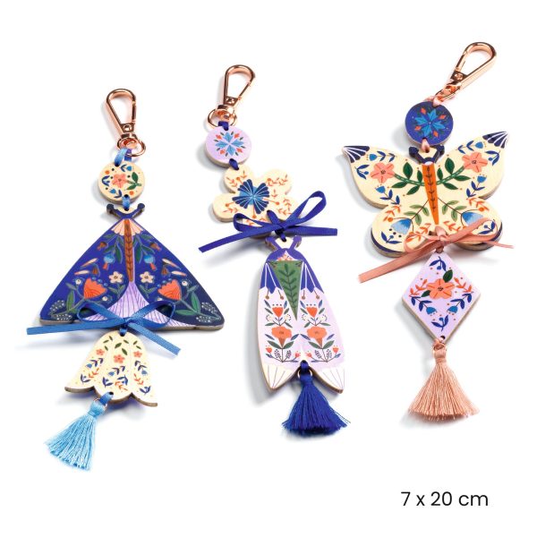 Do it yourself 3 portachiavi Butterflies Djeco