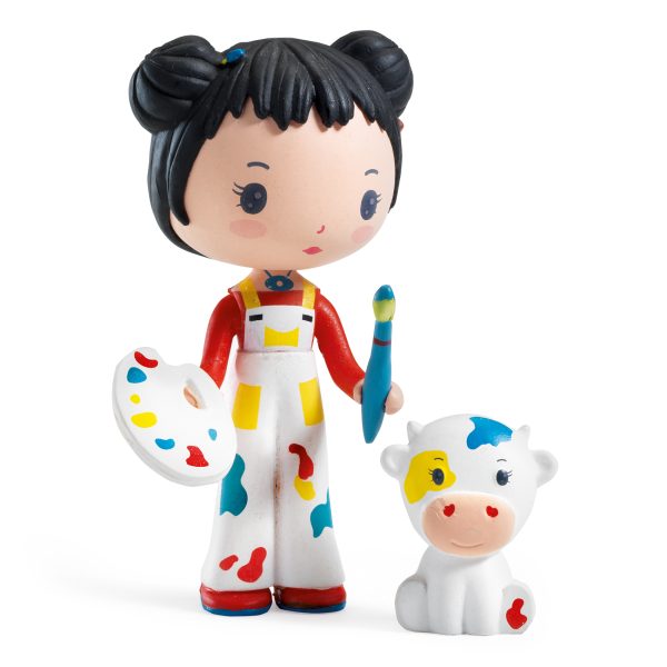 Figura in vinile Tinyly Barbouille & Gribs Djeco